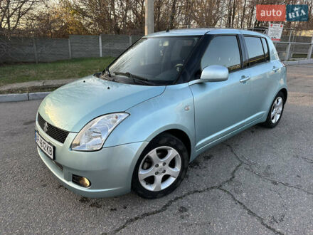 Синий Сузуки Свифт, объемом двигателя 1.33 л и пробегом 128 тыс. км за 3750 $, фото 1 на Automoto.ua