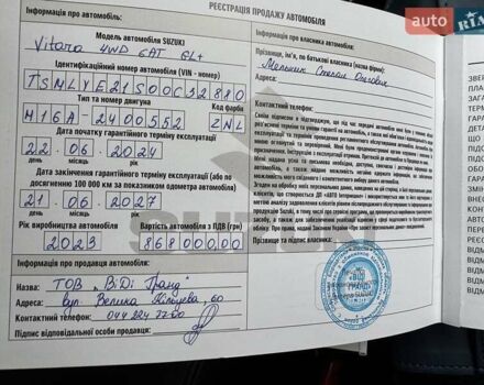 Білий Сузукі Вітара, об'ємом двигуна 1.59 л та пробігом 20 тис. км за 22800 $, фото 41 на Automoto.ua