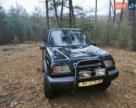 Зеленый Сузуки Витара, объемом двигателя 2 л и пробегом 100 тыс. км за 4500 $, фото 2 на Automoto.ua