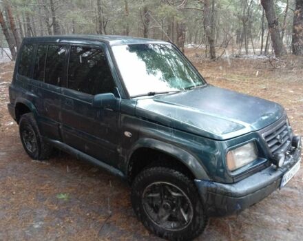 Зеленый Сузуки Витара, объемом двигателя 2 л и пробегом 480 тыс. км за 3800 $, фото 1 на Automoto.ua