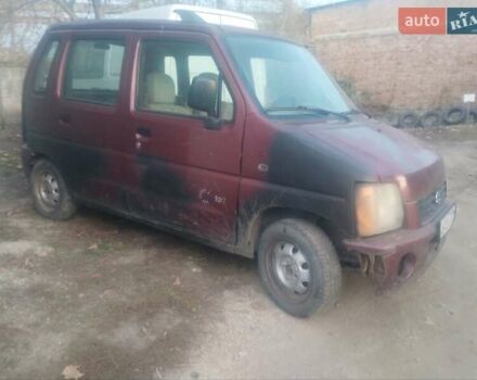 Красный Сузуки Вагон Р, объемом двигателя 1.2 л и пробегом 200 тыс. км за 750 $, фото 2 на Automoto.ua