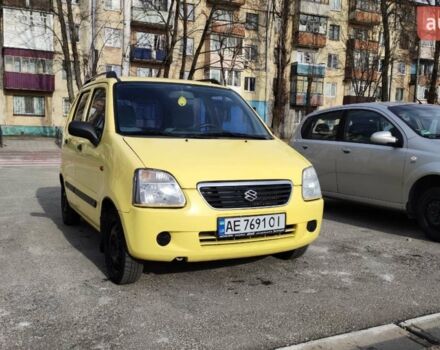 Желтый Сузуки Вагон Р, объемом двигателя 1.3 л и пробегом 209 тыс. км за 4100 $, фото 6 на Automoto.ua