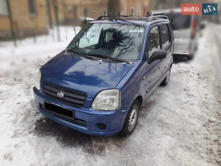 Синий Сузуки Вагон Р, объемом двигателя 1.3 л и пробегом 67 тыс. км за 3550 $, фото 1 на Automoto.ua