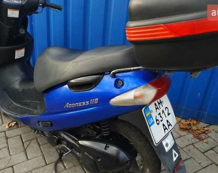 Синий Сузуки Address 110, объемом двигателя 0.11 л и пробегом 20 тыс. км за 844 $, фото 2 на Automoto.ua