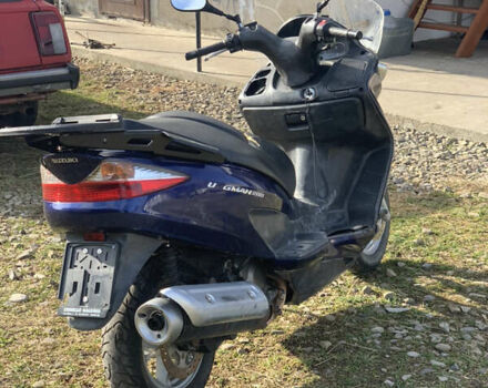 Синий Сузуки Burgman 200, объемом двигателя 0.2 л и пробегом 4 тыс. км за 1000 $, фото 2 на Automoto.ua
