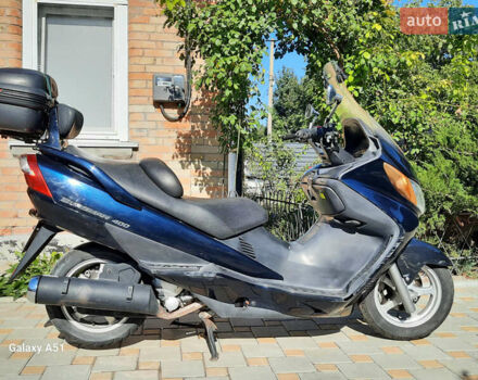 Синій Сузукі Burgman 400, об'ємом двигуна 0.39 л та пробігом 90 тис. км за 1800 $, фото 5 на Automoto.ua