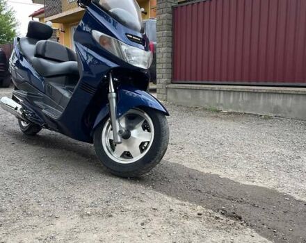 Синій Сузукі Burgman 400, об'ємом двигуна 0.4 л та пробігом 60 тис. км за 1999 $, фото 1 на Automoto.ua
