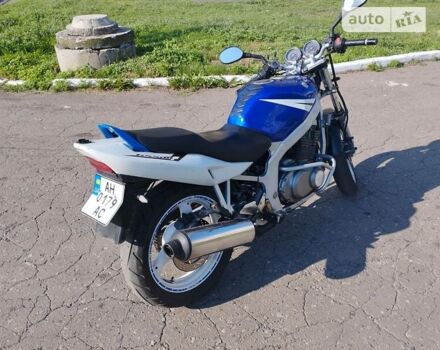 Синий Сузуки GS 500, объемом двигателя 0.5 л и пробегом 35 тыс. км за 2000 $, фото 4 на Automoto.ua