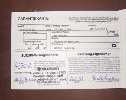 Красный Сузуки GSF 600 Bandit S, объемом двигателя 0.6 л и пробегом 29 тыс. км за 3200 $, фото 12 на Automoto.ua