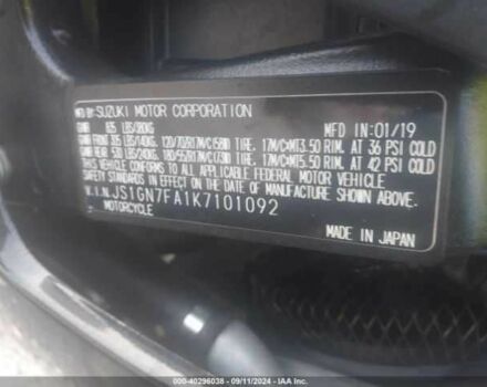 Сузуки GSX-R 600, объемом двигателя 0.6 л и пробегом 0 тыс. км за 3000 $, фото 15 на Automoto.ua