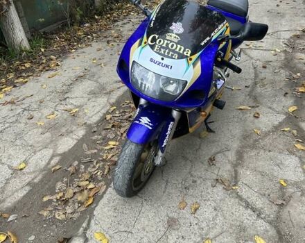 Желтый Сузуки GSX-R 600, объемом двигателя 0.6 л и пробегом 71 тыс. км за 2400 $, фото 2 на Automoto.ua