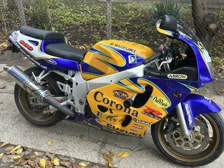 Желтый Сузуки GSX-R 600, объемом двигателя 0.6 л и пробегом 71 тыс. км за 2400 $, фото 1 на Automoto.ua