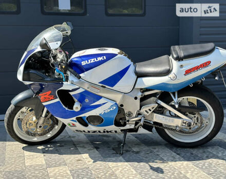 Синий Сузуки GSX-R 750, объемом двигателя 0.75 л и пробегом 62 тыс. км за 3000 $, фото 4 на Automoto.ua