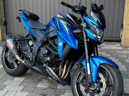Синий Сузуки GSX-S 750, объемом двигателя 0.75 л и пробегом 1 тыс. км за 10200 $, фото 1 на Automoto.ua