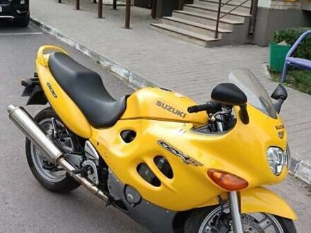 Сузукі GSX 600F 2000 у Вінниці на Automoto.ua Жовтий Сузукі GSX 600F, об'ємом двигуна 0.6 л та пробігом 18 тис. км за 3600 $, фото 1 на Automoto.ua