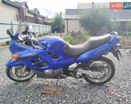 Синий Сузуки GSX 600F, объемом двигателя 0.6 л и пробегом 30 тыс. км за 3300 $, фото 2 на Automoto.ua