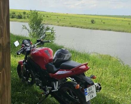 Красный Сузуки SV 650SF, объемом двигателя 0.65 л и пробегом 27 тыс. км за 3500 $, фото 2 на Automoto.ua