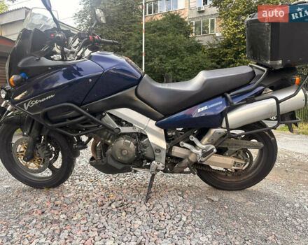 Синий Сузуки V-Strom 1000, объемом двигателя 1 л и пробегом 60 тыс. км за 4500 $, фото 2 на Automoto.ua