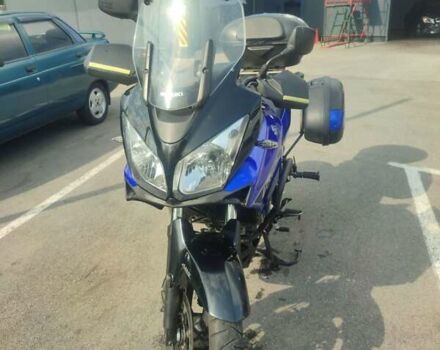 Синий Сузуки V-Strom 650, объемом двигателя 0.65 л и пробегом 65 тыс. км за 5000 $, фото 1 на Automoto.ua