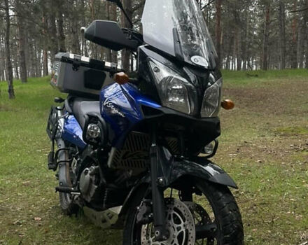 Синий Сузуки V-Strom 650, объемом двигателя 0.65 л и пробегом 40 тыс. км за 5800 $, фото 1 на Automoto.ua