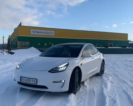 Білий Тесла Модель 3, об'ємом двигуна 0 л та пробігом 143 тис. км за 16999 $, фото 1 на Automoto.ua