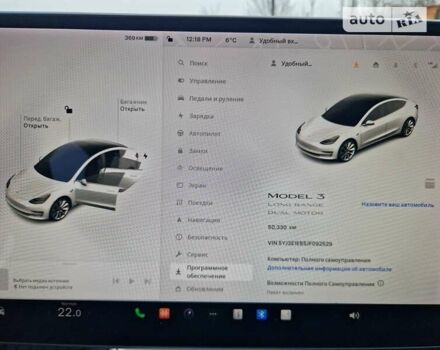 Белый Тесла Модель 3, объемом двигателя 0 л и пробегом 50 тыс. км за 26500 $, фото 12 на Automoto.ua