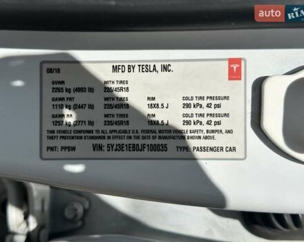 Белый Тесла Модель 3, объемом двигателя 0 л и пробегом 141 тыс. км за 18999 $, фото 25 на Automoto.ua