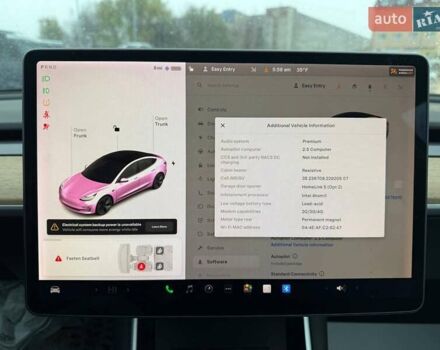 Білий Тесла Модель 3, об'ємом двигуна 0 л та пробігом 123 тис. км за 12800 $, фото 15 на Automoto.ua