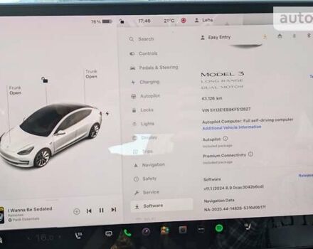 Белый Тесла Модель 3, объемом двигателя 0 л и пробегом 63 тыс. км за 22000 $, фото 24 на Automoto.ua