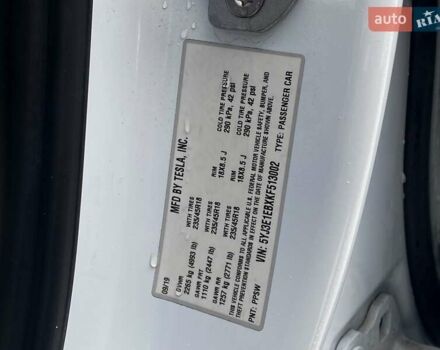 Белый Тесла Модель 3, объемом двигателя 0 л и пробегом 110 тыс. км за 19499 $, фото 18 на Automoto.ua