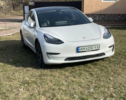 Белый Тесла Модель 3, объемом двигателя 0 л и пробегом 91 тыс. км за 17100 $, фото 1 на Automoto.ua