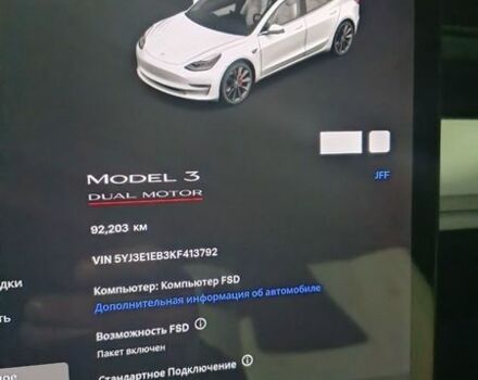 Белый Тесла Модель 3, объемом двигателя 0 л и пробегом 92 тыс. км за 16900 $, фото 23 на Automoto.ua