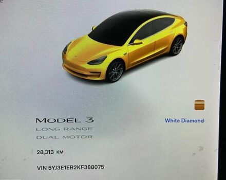 Білий Тесла Модель 3, об'ємом двигуна 0 л та пробігом 28 тис. км за 22000 $, фото 3 на Automoto.ua