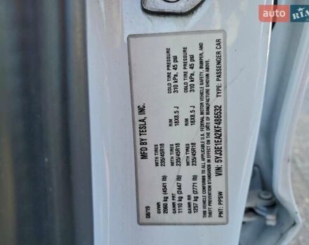 Белый Тесла Модель 3, объемом двигателя 0 л и пробегом 85 тыс. км за 6400 $, фото 11 на Automoto.ua