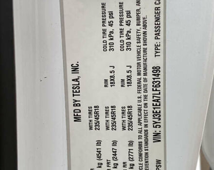 Белый Тесла Модель 3, объемом двигателя 0 л и пробегом 127 тыс. км за 17200 $, фото 35 на Automoto.ua