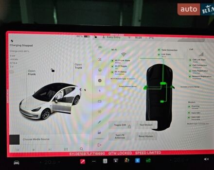 Белый Тесла Модель 3, объемом двигателя 0 л и пробегом 77 тыс. км за 20500 $, фото 14 на Automoto.ua