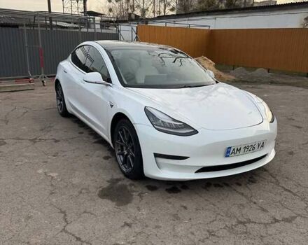 Белый Тесла Модель 3, объемом двигателя 0 л и пробегом 45 тыс. км за 21000 $, фото 2 на Automoto.ua