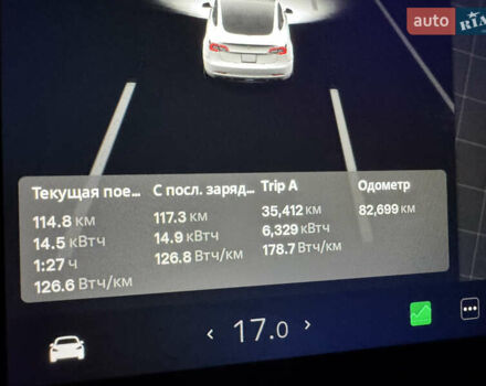 Белый Тесла Модель 3, объемом двигателя 0 л и пробегом 87 тыс. км за 20600 $, фото 6 на Automoto.ua