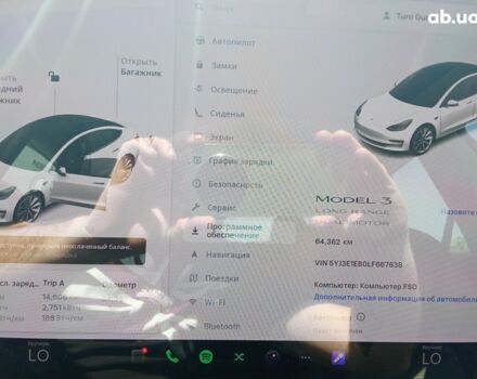 Тесла Модель 3 2020 в Луцке на Automoto.ua Белый Тесла Модель 3, объемом двигателя 0 л и пробегом 65 тыс. км за 16500 $, фото 6 на Automoto.ua