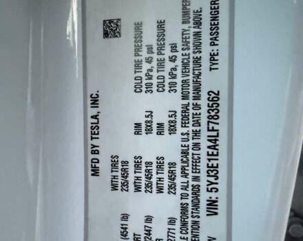 Білий Тесла Модель 3, об'ємом двигуна 0 л та пробігом 221 тис. км за 12700 $, фото 38 на Automoto.ua