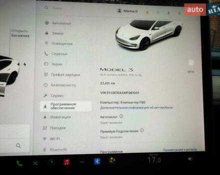 Белый Тесла Модель 3, объемом двигателя 0 л и пробегом 37 тыс. км за 19999 $, фото 150 на Automoto.ua