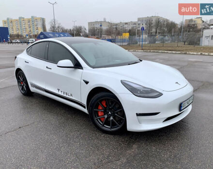 Белый Тесла Модель 3, объемом двигателя 0 л и пробегом 20 тыс. км за 22900 $, фото 1 на Automoto.ua