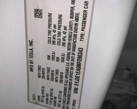 Белый Тесла Модель 3, объемом двигателя 0 л и пробегом 27 тыс. км за 19750 $, фото 17 на Automoto.ua