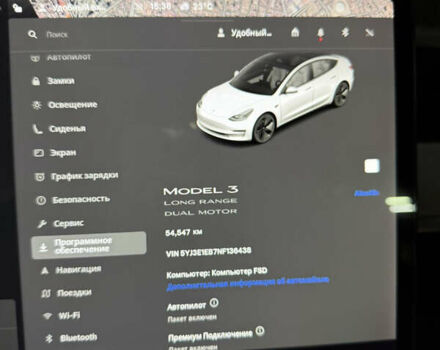Тесла Модель 3 2021 в Киеве на Automoto.ua Белый Тесла Модель 3, объемом двигателя 0 л и пробегом 54 тыс. км за 21800 $, фото 7 на Automoto.ua
