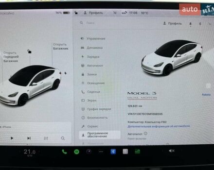 Білий Тесла Модель 3, об'ємом двигуна 0 л та пробігом 129 тис. км за 23500 $, фото 30 на Automoto.ua