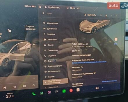 Белый Тесла Модель 3, объемом двигателя 0 л и пробегом 80 тыс. км за 19900 $, фото 11 на Automoto.ua