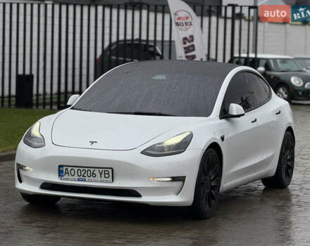 Белый Тесла Модель 3, объемом двигателя 0 л и пробегом 100 тыс. км за 19500 $, фото 1 на Automoto.ua