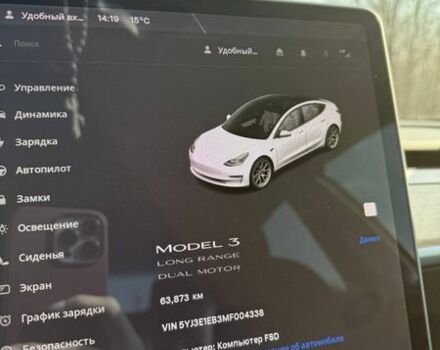 Білий Тесла Модель 3, об'ємом двигуна 0 л та пробігом 63 тис. км за 22000 $, фото 17 на Automoto.ua