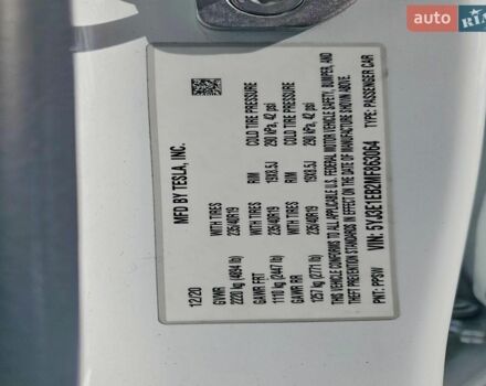 Белый Тесла Модель 3, объемом двигателя 0 л и пробегом 84 тыс. км за 5500 $, фото 11 на Automoto.ua