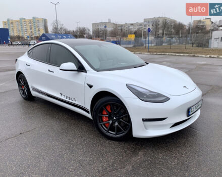 Белый Тесла Модель 3, объемом двигателя 0 л и пробегом 29 тыс. км за 22900 $, фото 1 на Automoto.ua